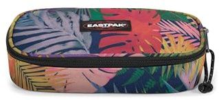 EASTPAK Ovales Federmäppchen für 1 Person — organisierter Schreibwarenbeutel mit Innenfächern und Reißverschlusstasche, 5 x 22 x 9 cm — Brize Retro Navy