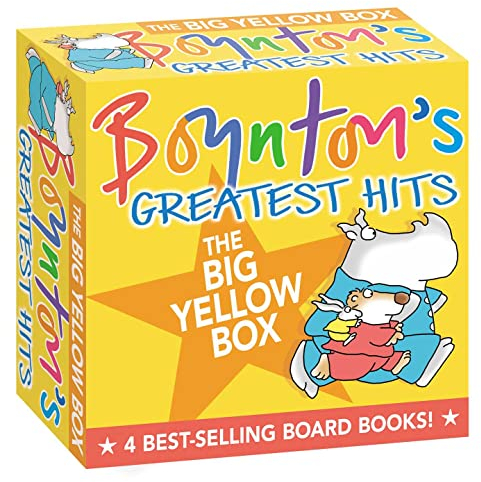 Boynton's Greatest Hits The Big Yellow Box (Boxed Set): The Going to Bed Book; Horns to Toes; Opposites; But Not the Hippopotamus