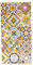Porto (Portuguese Tiles) Slim 12-month Horizontal Hardback Dayplanner 2025 (Elastic Band Closure): tydzień na dwóch stronach, zamykany na gumkę, papier 100 gsm