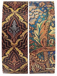 Destiny / Morris Windrush (Mixed Pack) Washi Tape: 2 Iconic Paperblanks designs per set, Metallic foil pattern, 15mm wide x 10 metres long (Paperblanks Washi Tape)