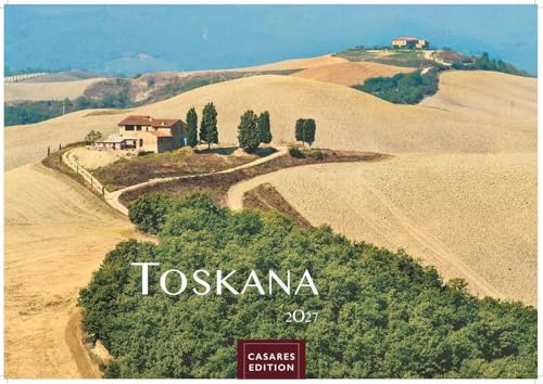Toskana Kalender 2027 – Wandkalender | Fotokalender Italien 35x50cm – mit malerischen Fotos der Toskana, Italien