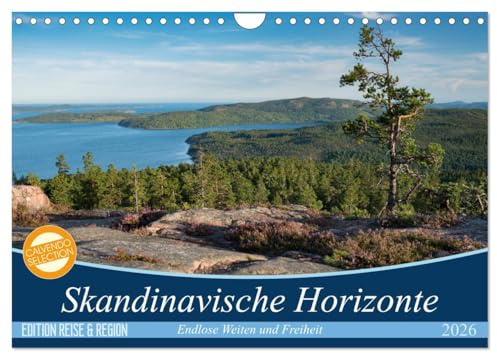 Skandinavische Horizonte (Wandkalender 2026 DIN A4 quer), CALVENDO Monatskalender: Weite Blicke und faszinierende Lichtstimmungen (CALVENDO Natur)