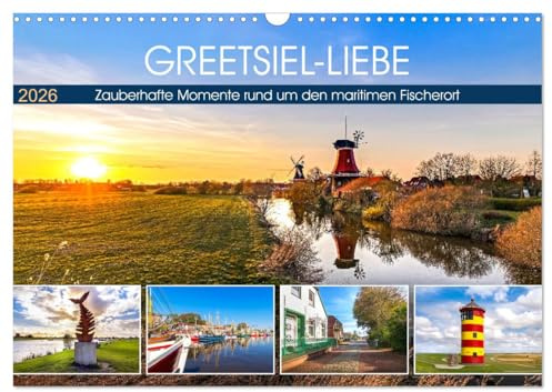 GREETSIEL-LIEBE (Wandkalender 2026 DIN A3 quer), CALVENDO Monatskalender: Zauberhafte Momente rund um den maritimen Fischerort (CALVENDO Orte)