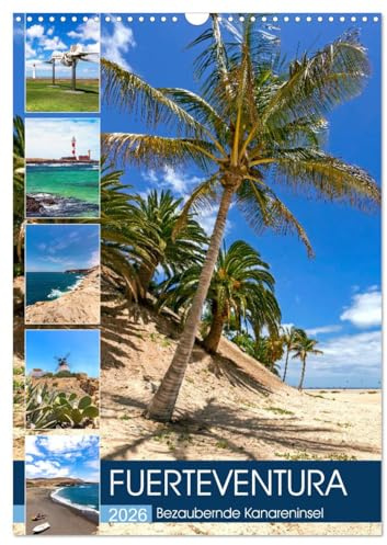 FUERTEVENTURA Bezaubernde Kanareninsel (Wandkalender 2026 DIN A3 hoch), CALVENDO Monatskalender: Vielseitige Landschaftsaufnahmen von der Insel (CALVENDO Natur)