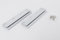 2x Schienenhalter (grau) verschiebbare Sitze Schlauchboote inkl. 8x Schrauben