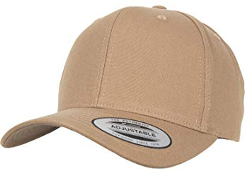 Flexfit Kappe 6-Panel Curved Metal Snap, croissant, One Size, 7708MS