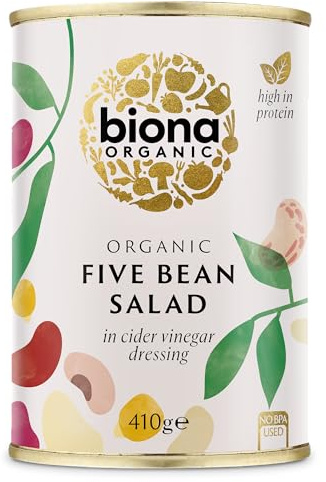 Biona Organic Five Bean Salad in Vinaigrette Dressing