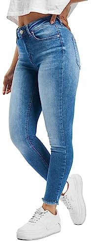 ONLY Female Skinny Jeans ONLBLUSH Mittlere Taille Skinny Fit Jeans