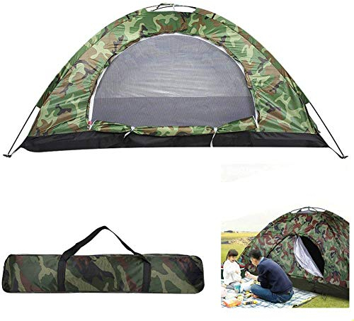 UV-Schutz Campingzelt, Outdoor Wasserdicht Zwei Personen Zelt für Strand Wandern