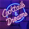 Cocktails and Dreams Real Glass Handmade Neon Light Sign Home Beer Bar Pub Recreation Room Game Room Windows Garage Wall Store Sign (Cocktails and Dreams 17x14)