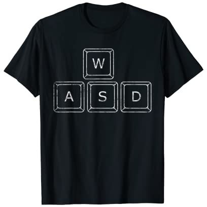 WASD PC Gamer Keys Computer Gaming Geschenk T-Shirt