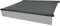 Planesium Premium Markisentuch (6m / 600cm x 300cm / 3m Anthrazit) Markisenbespannung Markisenstoff Markisen Tuch Markisevolant OHNE Volant Ersatzstoff fertig genäht Wasserabweisend