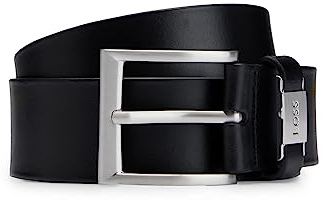 BOSS Herren, Gürtel, 001 Black, 85