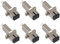 Duogalia Glasfaser-Adapter, SC-Buchse auf LC-Buchse, Hybrid-Sim-Plex-Multimodus/Singlemode-Flanschadapter, 6 Stück