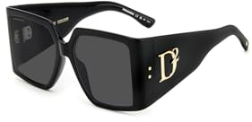 DSQUARED2 Brille D2 0096/S Größe 56-17 mm Schwarz