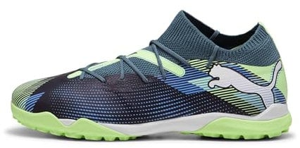 PUMA Unisex Future 7 Match TT Soccer Shoe, Gray Skies White-Fizzy Apple, 6.5 UK