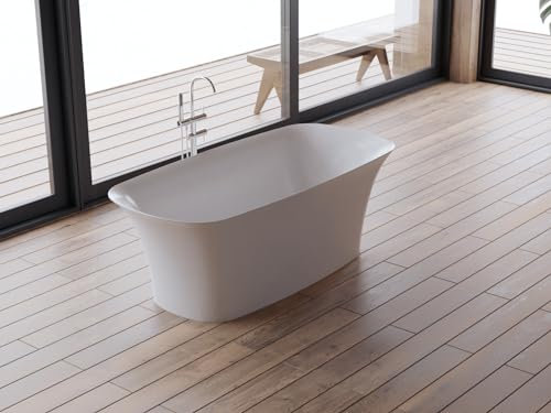 SPALINA Baignoire îlot rectangulaire Bliss L. 170 x l. 80 cm, by