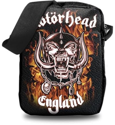 Rocksax Motorhead Crossbody Bag - England Fire, mehrfarbig, Umhängetasche