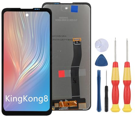 SiuVorZhi Pantalla LCD Compatible con Cubot Kingkong 8 LCD Display Touch Screen Assembly Piezas de Repuesto con Herramientas.