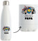 Bouteille isotherme Super Papa | Gourde Thermos Famille Papa Fête des Pères Cadeau Noël Anniversaire Homme