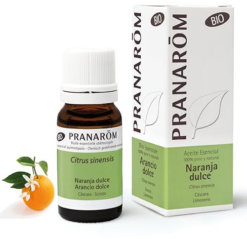Pranarôm - Olio Essenziale di Arancio Dolce Bio - Citrus sinensis - Contro l'Ansia, l'Insonnia e Problemi Digestivi - Scorza OECT - 10 ml