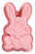 WishesMar Moule à Gâteau en Silicone Forme de Rainure de Lapin - Antiadhésif Moules à Forme Spécifique de Cuisine Moule en Silicone pour Pain, Grande Gelée, Pâtisserie