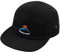 CLAPE Sommer Wasserdicht Basecap Herren Original 5 Panel Cap Damen Outdoor Camp Cap Flat Brim Snapback Cap Sonnenschutz Schildkappen Black DFB3