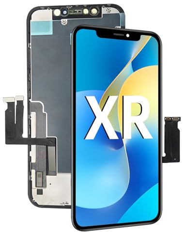 DTD Screen for iPhone XR LCD Replacement 6.1''Touch Screen Digitizer compatiable with Model A1984 A2105 A2106 A2107 A2108 (without repair tools)
