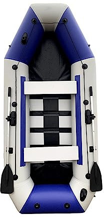 Dickes aufblasbares Kajak-Set für 2/3/4 Personen, schnell zusammenklappbar & stabil, bequemes Angelboot