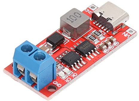 BTCKFC 3S Type C to 12.6V Lithium Battery Charger Module Boost Charging Board DC 3‑6V Input Red (Entrada 4A Corriente de carga 2.2A)