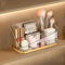 HARLIANGXY Spiegelschrank Organizer Innen Schmal, Badezimmerschrank Aufbewahrung Box, Make up Organizer Klein, Kosmetik Organizer im Schrank, Schminktisch Behälter mit Verstellbaren Trennwänden