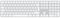 Apple Magic Keyboard mit Touch ID und Ziffernblock für Mac Modelle mit Apple Chip – Schweiz – Weiße Tasten ​​​​​​​