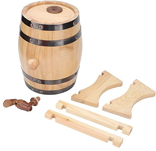1,5 l Haushalts-Mini-Weinfass aus Kiefernholz, Bierbrauausrüstung für Zuhause, Café, Restaurant, Hotel
