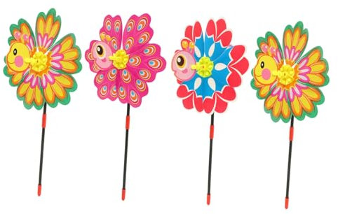 Yardwe 4stücke Niedliche Cartoon Windräder Party Garten Heim Dekoration Zufällige Stil