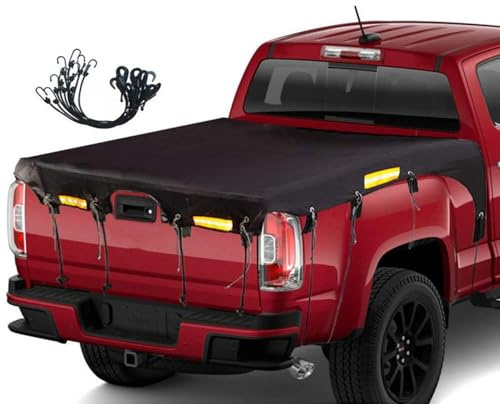 LUYSNDFG Couverture de lit de Camionnette pour Ford Ranger 2012-2016 (T6),Oxford imperméable Bâche de Caisse de Camion,Couverture de bâche de Chargement pour Camions,B L199*w185