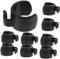 INOOMP 20pcs Cable Clip Set 20mm Plastic Cable Holders for Mic Stand Phone Stand Universal for Audio Video Projection Use