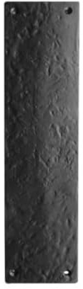 Ironmongery Solutions® Antique Range Finger Plates 300x70mm Black Traditional Door Protection Fixings Included