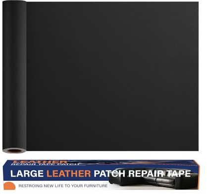 Pelle Adesiva per Riparazioni Nero, 40 x 100 cm Patch di Ecopelle Adesiva, Pelle Adesiva per Auto, Sedili Auto, Mobili, Borse, Giacche