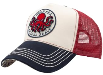 Trucker Cap Herren, Basecap Snapback Mesh Cap, Vintage Cap Baseball Cap | Bikerstyle Cap mit Stickerei-Patch – Motorrad und Chopper Look