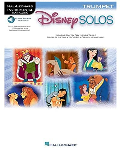 Disney Solos Trumpet Book/Cd: Noten, CD für Trompete: Instrumental Play-Along - Trumpet