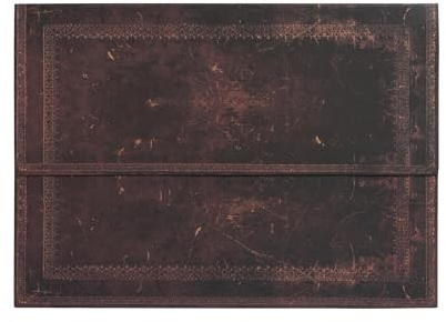 Black Moroccan Bold (Old Leather Collection) Document Folder