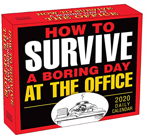 How to Survive a Boring Day at the Office 2020 Calendar