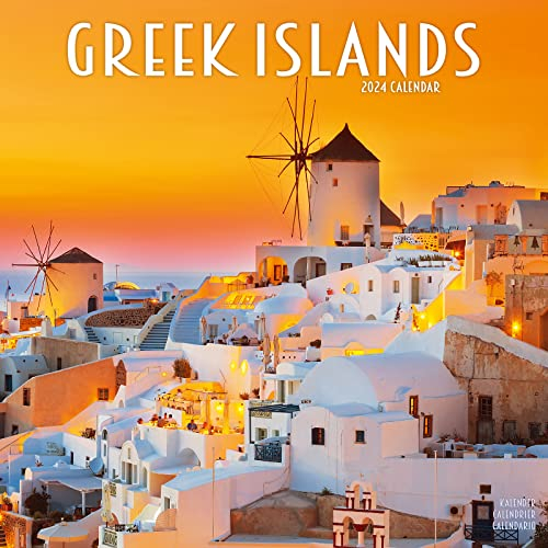 Greek Islands – Griechische Inseln 2024 – 16-Monatskalender: Original Avonside-Kalender [Mehrsprachig] [Kalender] (Wall-Kalender)