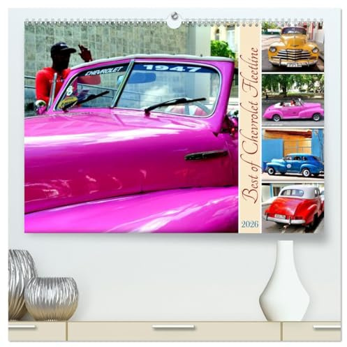 Best of Chevrolet Fleetline (hochwertiger Premium Wandkalender 2026 DIN A2 quer), Kunstdruck in Hochglanz: Der Chevrolet Fleetline unterwegs in Kuba (CALVENDO Mobilitaet)