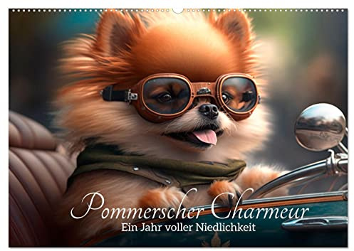 Pommerscher Charmeur Ein Jahr voller Niedlichkeit (Wandkalender 2026 DIN A2 quer), CALVENDO Monatskalender: Dieser Kalender ist ein wahres Vergnügen ... dieser Kalender durch (CALVENDO Tiere)