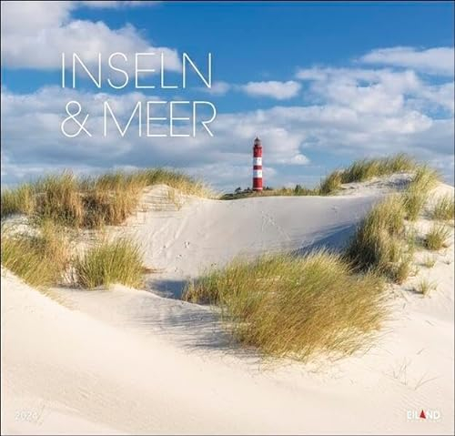 Inseln und Meer Kalender 2024. Die nordfriesische Landschaft in einem hochwertigen Fotokalender. Kalender 2024 Landschaften voll Wasser und weißem Sand.
