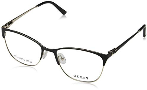 GUESS Unisex-Erwachsene GU2583 002 53 Brillengestelle, Schwarz (Nero Opaco)