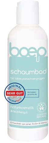 boep Schaumbad für Babys & Kinder | Milder Badeschaum mit Bio-Ringelblume | Vegane Naturkosmetik | Entwickelt von einer Ärztin & Mama (150ml)