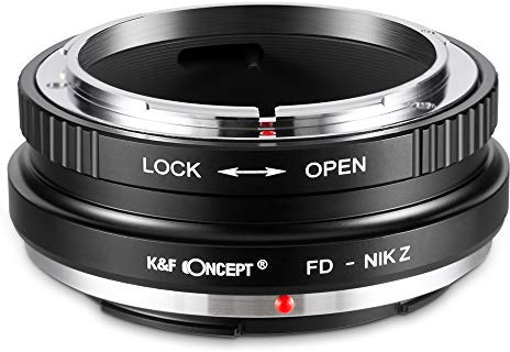 K&F Concept Bague Adaptation Objectif pour Monter Objectif Canon FD vers Boîtier Nikon Z (FD-Nikon Z)