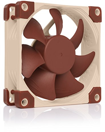 Noctua Paquet : 2x NF-A8 PWM, Ventilateur Silencieux Haut de Gamme, 4 Broches (80 mm, Marron)
